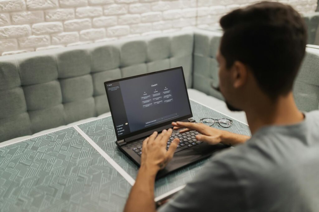 How Indian YouTubers Are Using AI to Post Daily Without Burning Out Artificial Intelligence Technology Laptop - How Indian YouTubers Are Using AI to Post Daily Without Burn