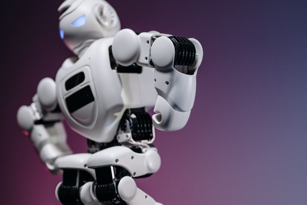 5 Best AI Video Generator Tools for Indian Content Creators in 2026 Close-up of a futuristic white robot showcasing innovation and design.