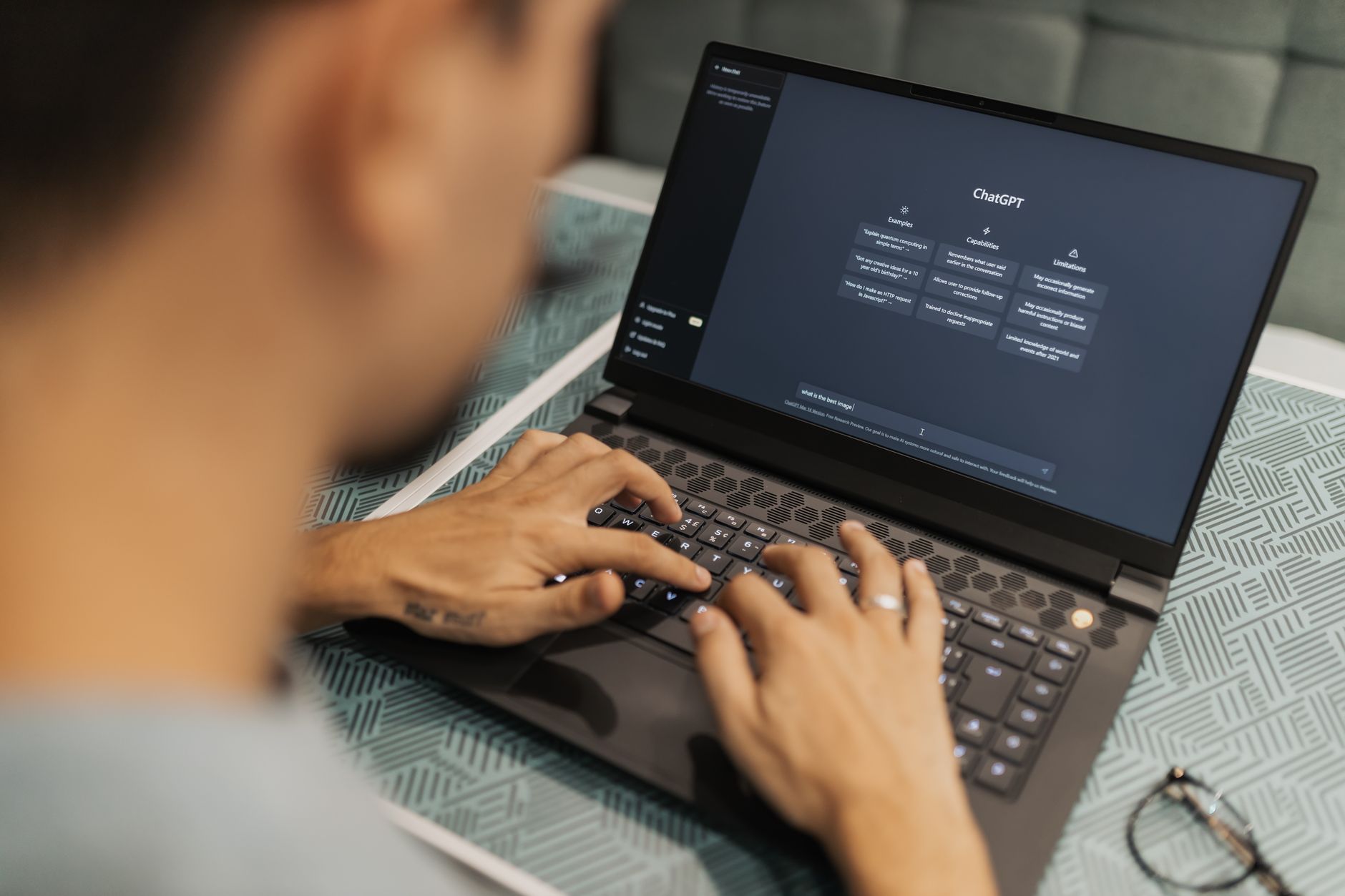 Gemini 2.5 Pro Review 2026: Is Google's AI Finally Better Than ChatGPT for Indian Users? A focused individual types on a laptop running AI software indoors