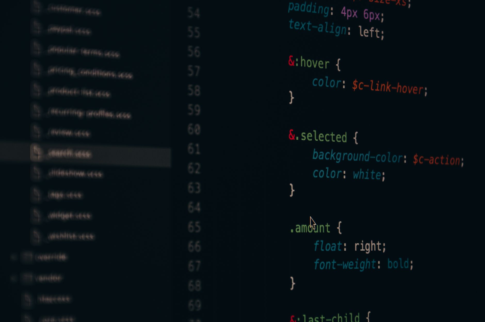CSS code lines on screen representing web development and deployment workflow