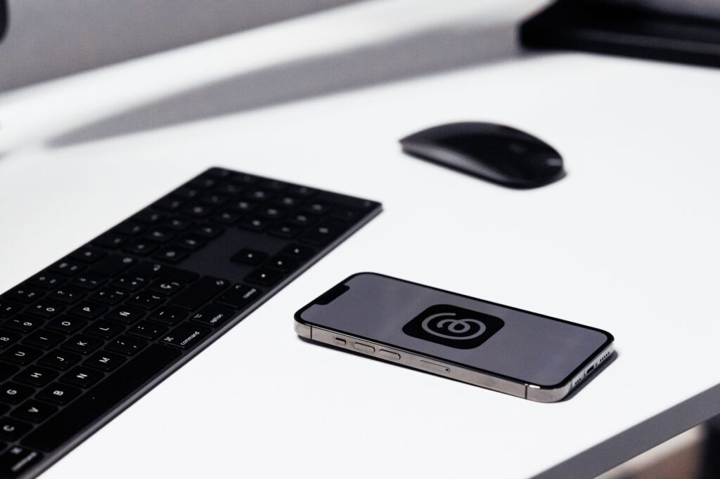 Sleek productivity workspace with AI tools for professionals