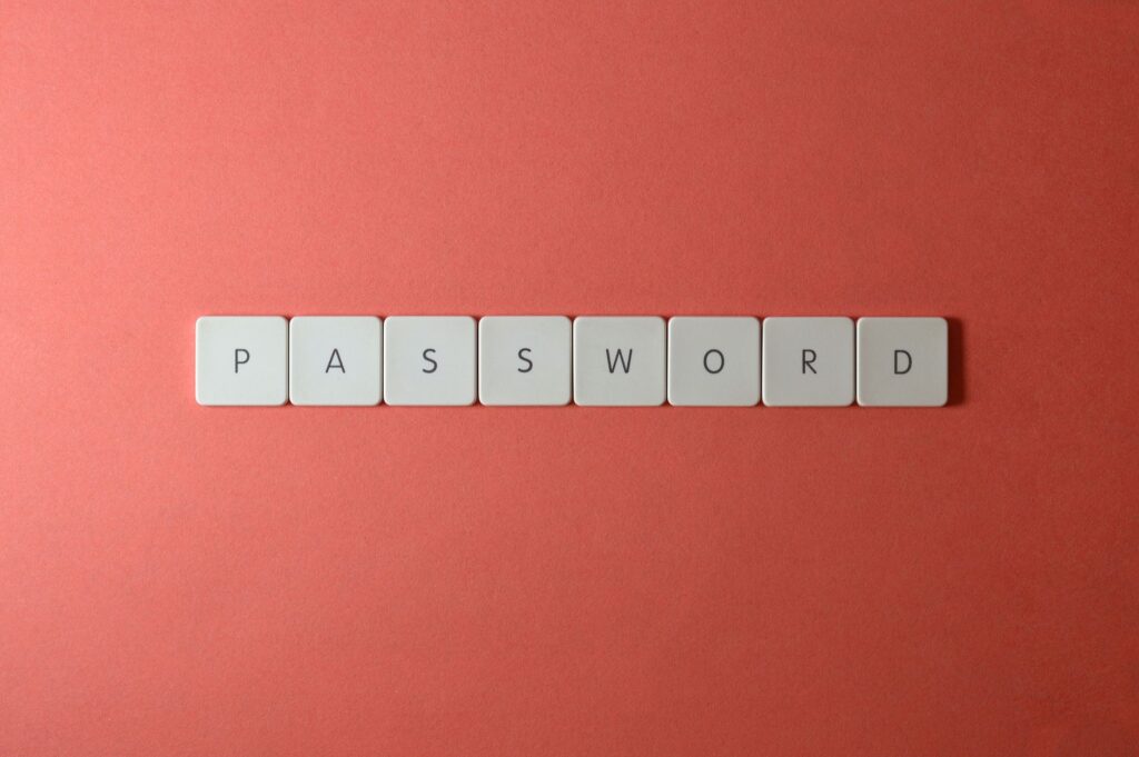 password security keyboard showing PASSWORD - cybersecurity concept for password manager comparison