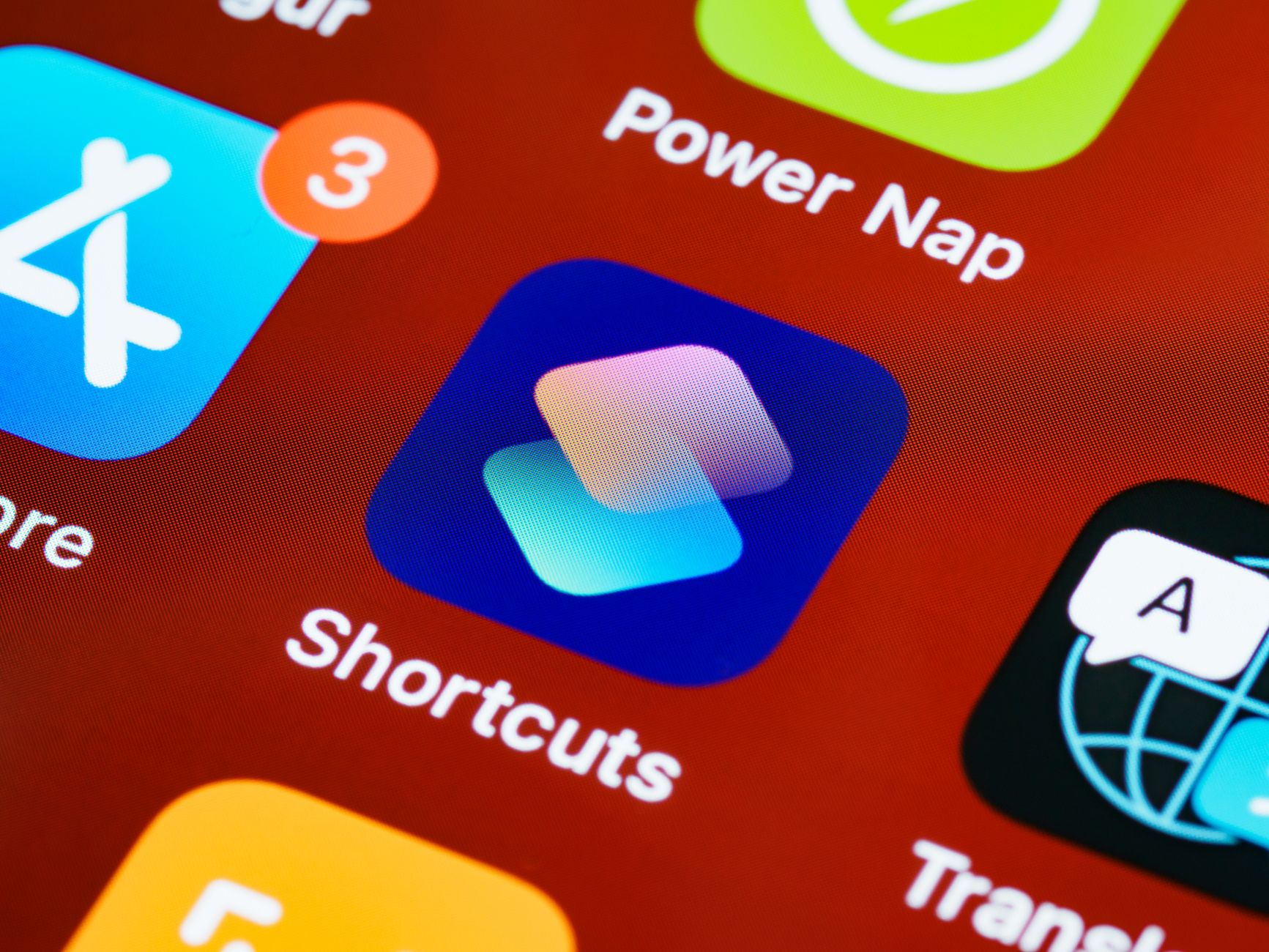 Smartphone home screen displaying productivity app launcher icons